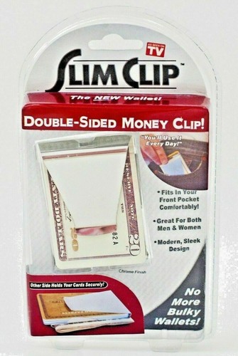 Sealed slim money clip wallet - sealed,