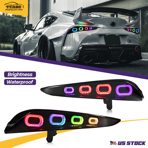 Black rgb led tail - led, lights