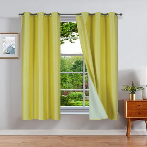 Panel solid lined faux - 2,