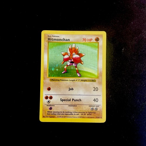 Hitmonchan 102 shadowless - hitmonchan, #7/102