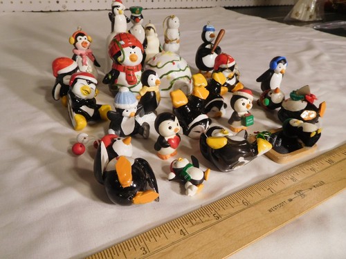 Christmas penguins - christmas,