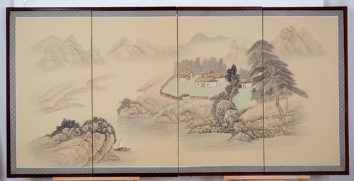 Japanese byobu small mountain - byobu,