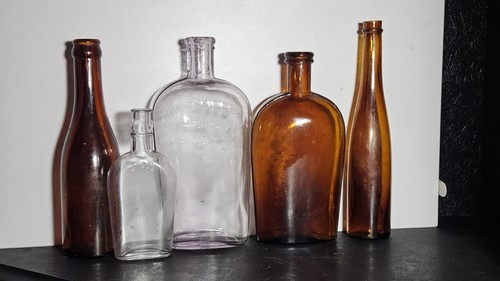 Antique 1890 1920s bottle - bottle, lot
