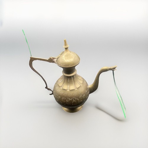 Vintage brass teapot india - brass,