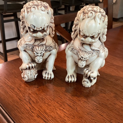Vintage pair resin asian - vintage, of