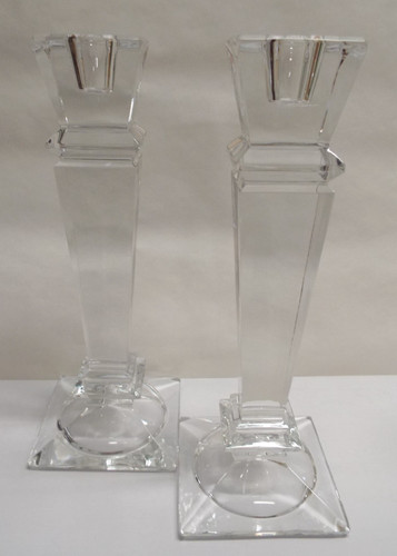 Clear cut crystal taper - clear, cut-crystal