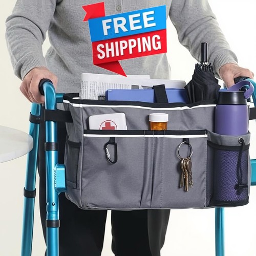 Walker bag seniors cup holder - bag,