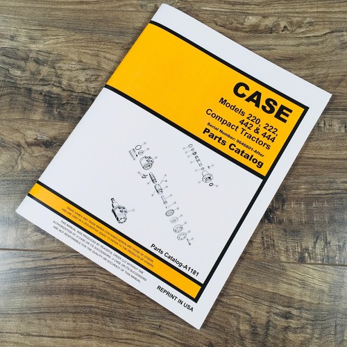 Tractor service parts manual - service,