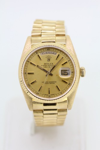 1984 rolex 18038 president 18k - president,