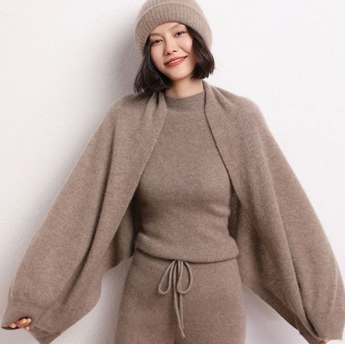 Soft wool coat blended - wool,