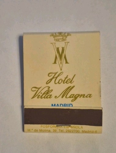 Vintage matchbook hotel villa - hotel,