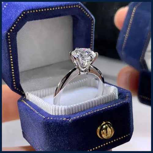 Solitaire ring real - solitaire,