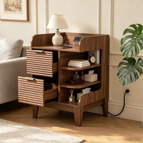 Nightstand set bedside - of,