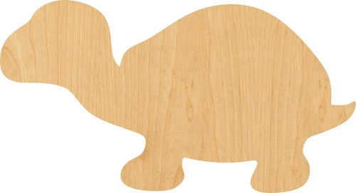 Turtle laser cut out wood - turtle,