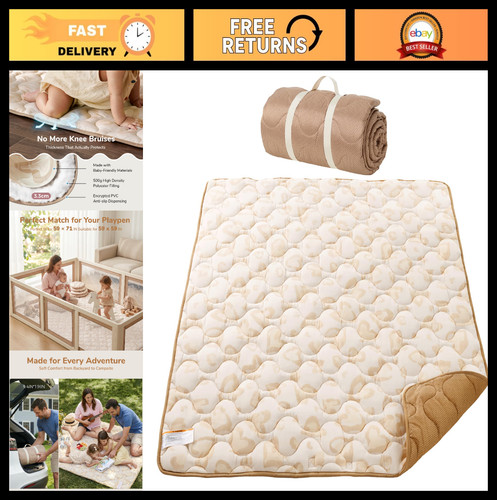 Large baby play mat - mat, 59"x71"