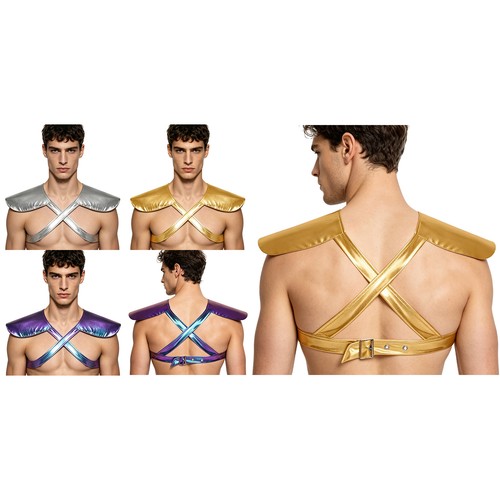 Men shoulder harness 80s - shoulder,