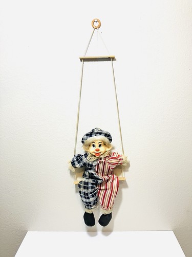 Vintage clown marionette - vintage,
