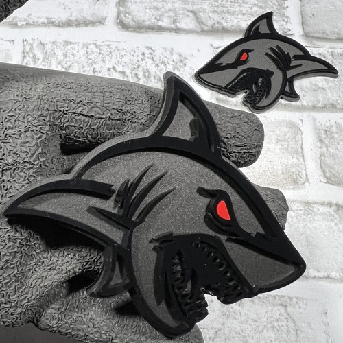 Shark emblem badges - shark,