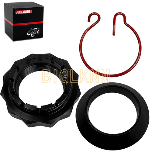 Wheel hub nuts - -safety, clips