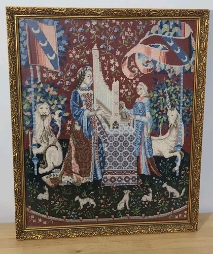 Vtg needlepoint cluny - cluny, tapestry