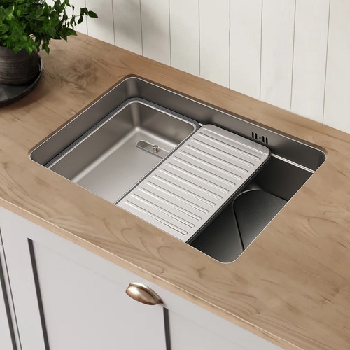 Stainless steel sink - steel,