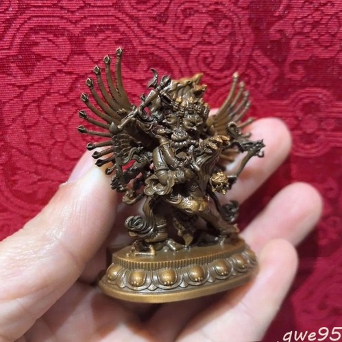 6cm old copper statue - copper,