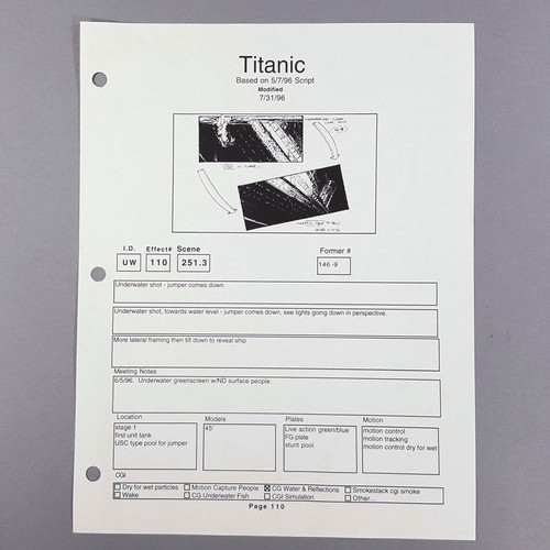 Titanic vfx shot breakdown - titanic,