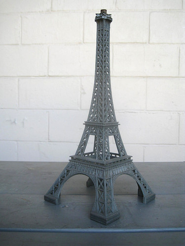 Vintage tall eiffel tower - vintage, 13"