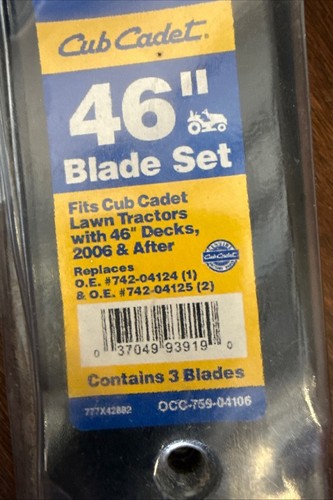 Cub cadet lawn - cub, 46"