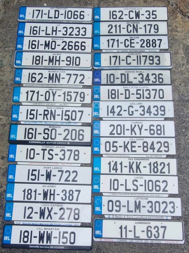 Genuine ireland license plate - genuine,