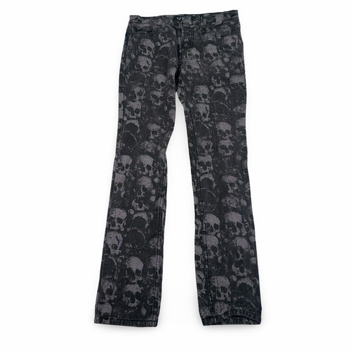 Xxx rude skull aop skinny - skull,