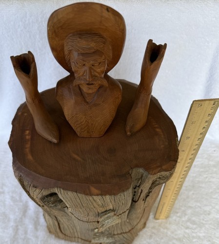 Vintage hand carved wood - vintage,