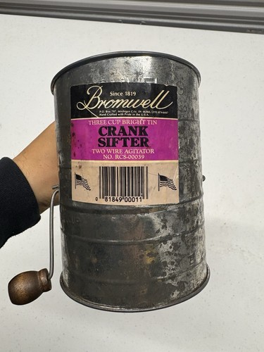 Vintage bromwell cup tin - bromwell’s,
