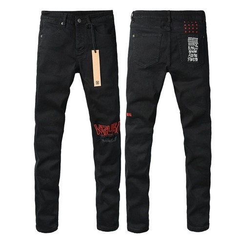 Ksubi black denim pants men - black,