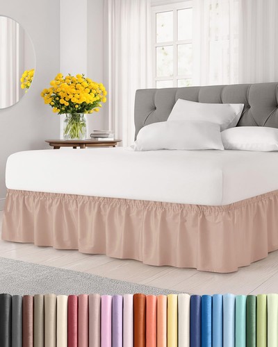 Wrap around dust ruffle - wrap,