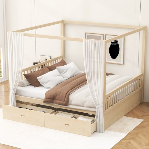 King size wooden - king, bed
