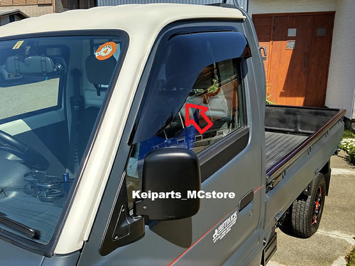 Door visors rain guards for - door,