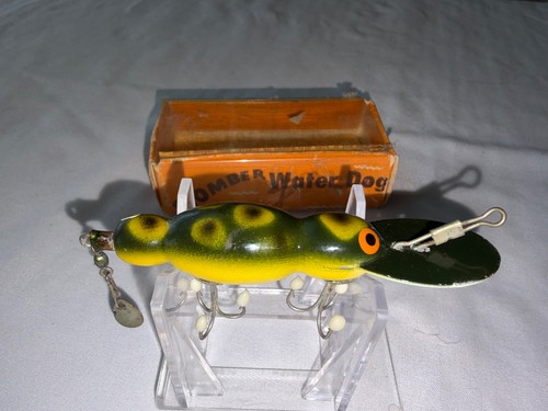 Vintage wood bomber - wood, dog