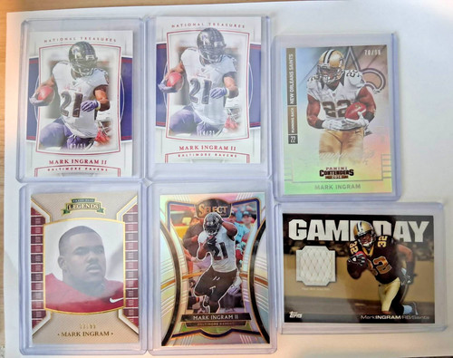 Mark ingram card - lot, 4