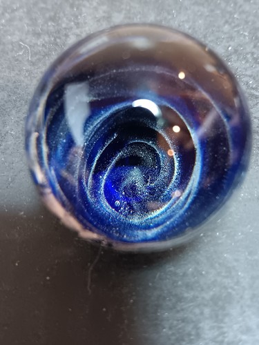 Toy marble blue - blue, vortex