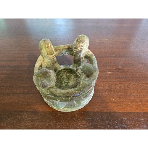 Vintage terracotta circle - terracotta, of