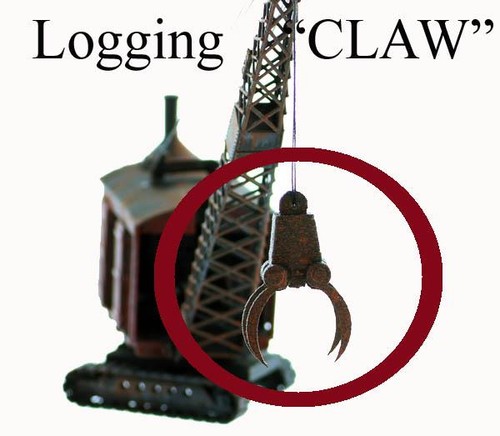 Scale logging claw finished - n,