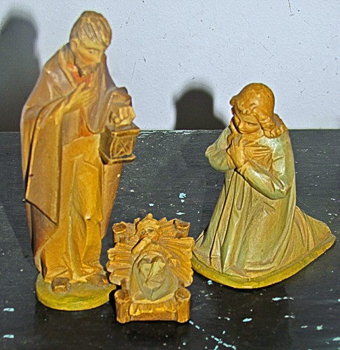 Vtg anri carved wood - anri,