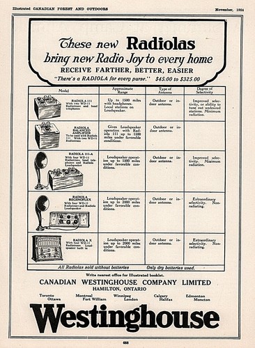1924 westinghouse canada - 1924,