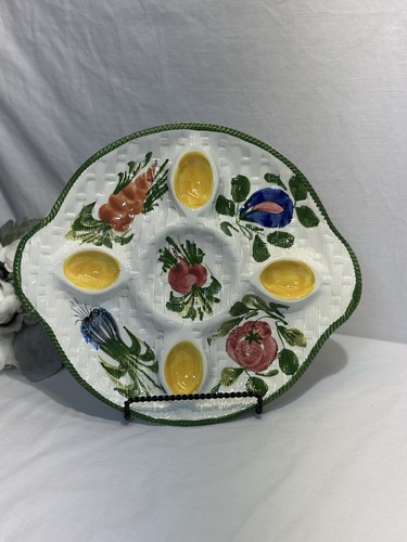 Vintage egg and relish - and, serving