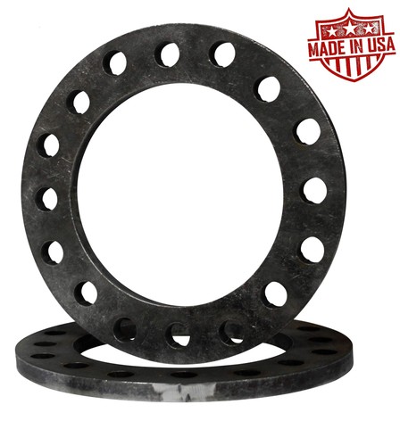 Steel wheel spacers - (2), 1/2"