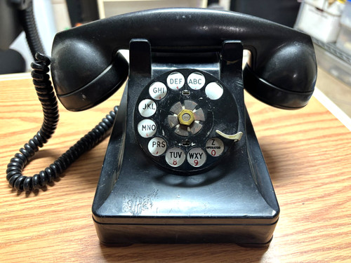 Vintage bell rotary dial - vintage,