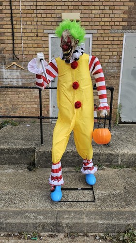 Animated scary killer - scary, clown