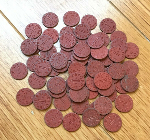 Red opa wwii ration token - opa,