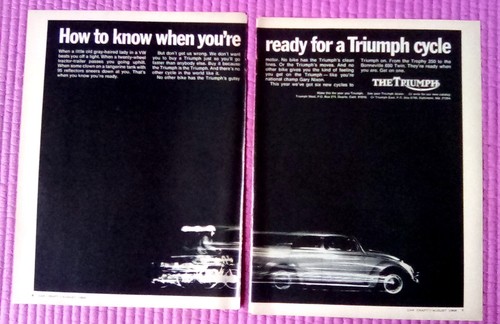 1968 triumph motorcycle - 1968,
